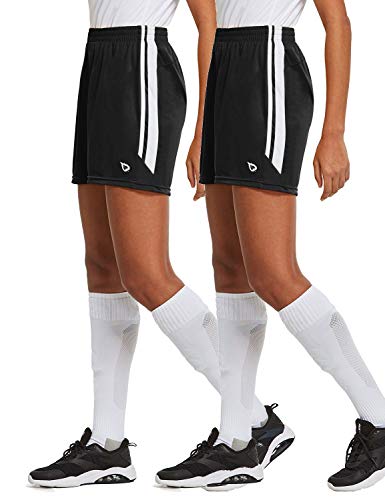 BALEAF Womens 5 Basketball Soccer Lightweight Shorts 2-Pack UPF50 Athletic Sports Training Loose-Fit with Drawstrings BALEAF Womens 5 Basketball Soccer Lightweight Shorts 2-Pack UPF50 Athletic Sports Training Loose-Fit with Drawstrings